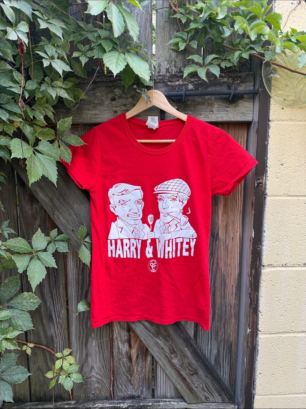 Phillies Harry & Whitey Red Graphic Short Sleeve Tee
